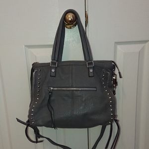 Joelle Hawkens Grey "Slouchy" Satchel